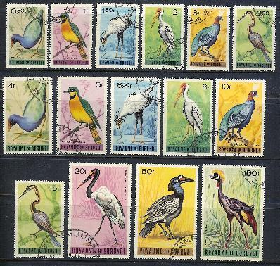 BURUNDI  CTO Stamps Birds #480 - Other & Unclassified