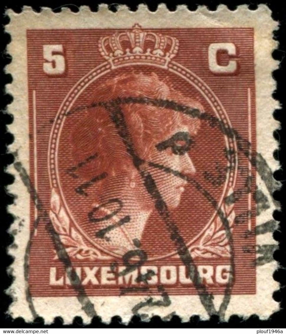 Pays : 286,04 (Luxembourg)  Yvert Et Tellier N° :   334 (o) - 1944 Charlotte Right-hand Side