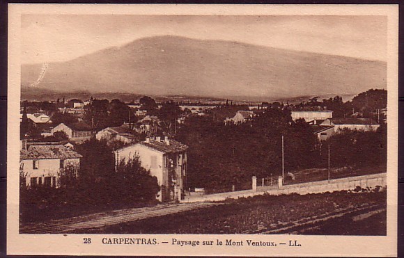 VAUCLUSE - Carpentras - Paysage Sur Le Mont Ventoux - Carpentras