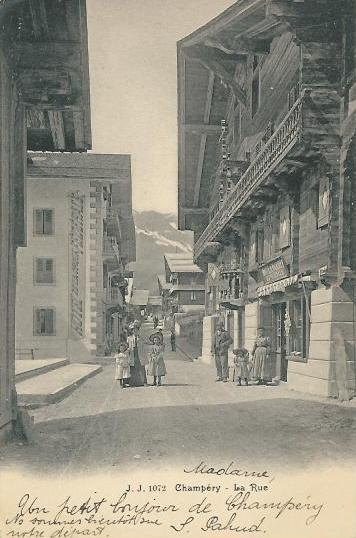 Canton Du Valais  Champéry  La Rue - Champéry