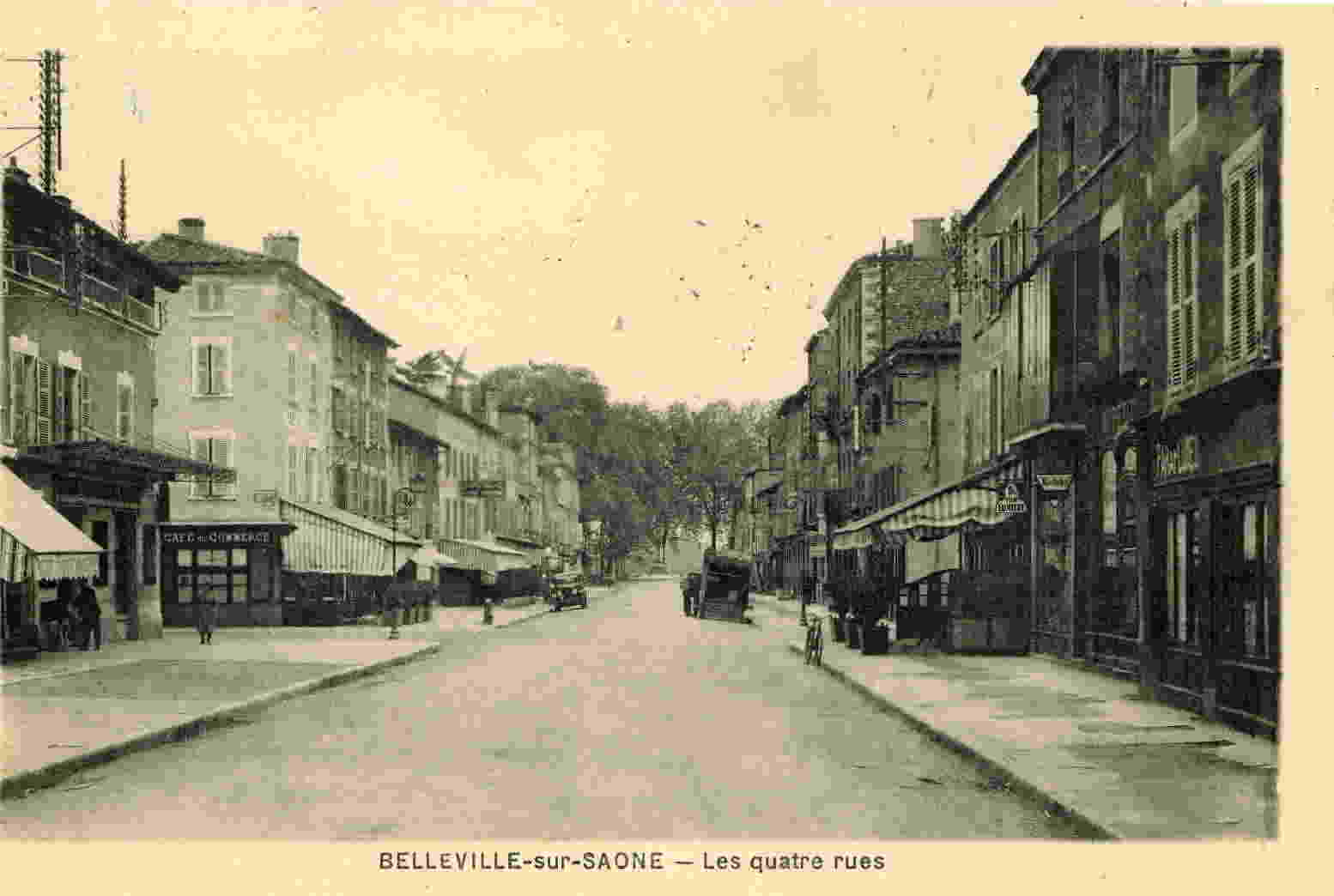 BELLEVILLE-sur-SAÔNE - Les Quatre Rues - Belleville Sur Saone