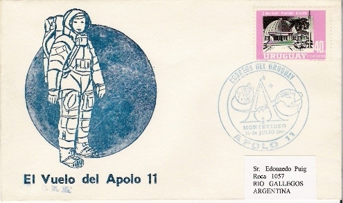 URUGUAY /   / APOLLO 11 / 21.07.1969. - Südamerika