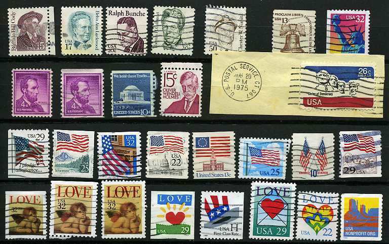 Lot De Divers Timbres USA Obl - Collezioni & Lotti