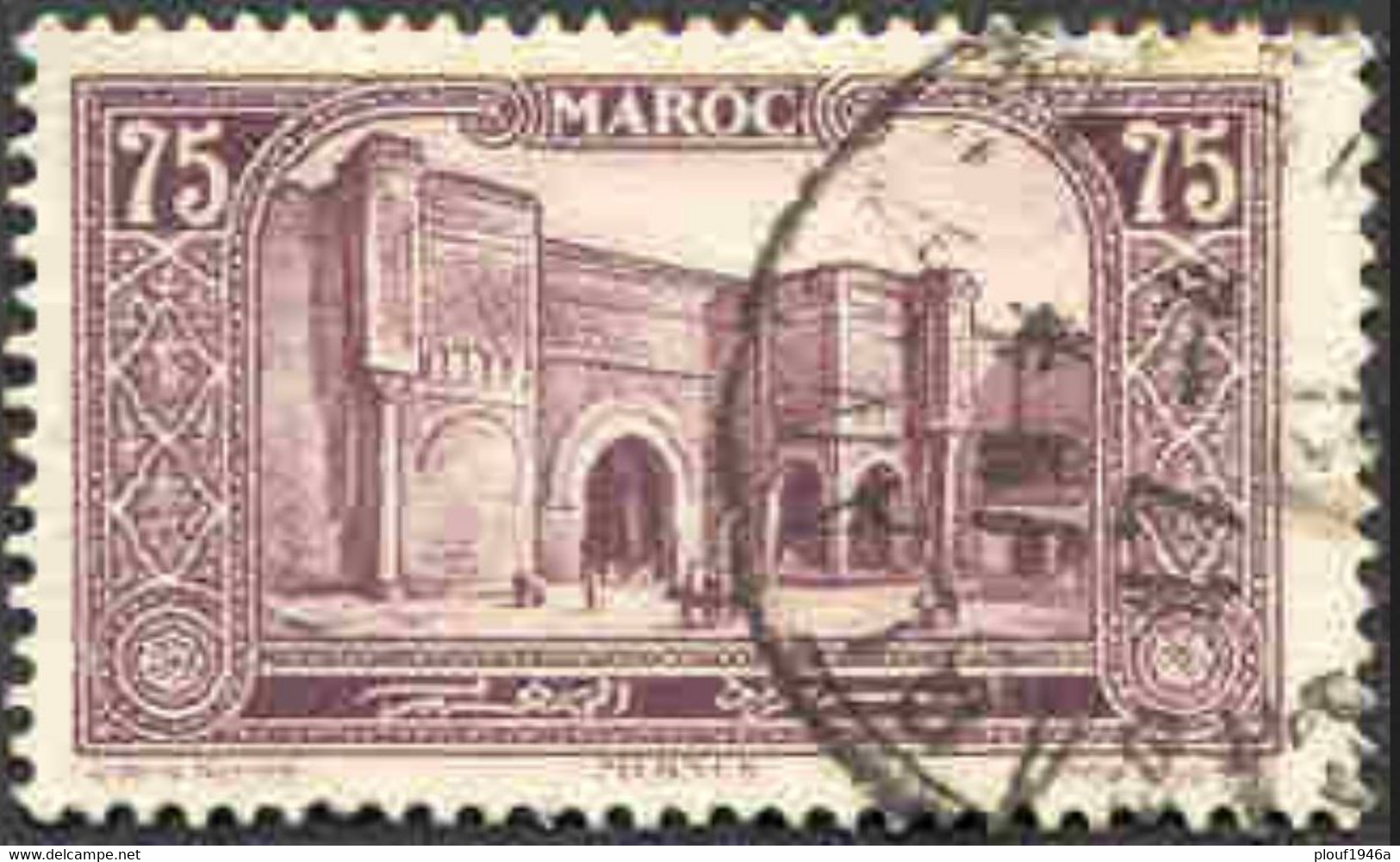 Pays : 315,9 (Maroc : Protectorat Français) Yvert Et Tellier N° :115 (o) - Used Stamps