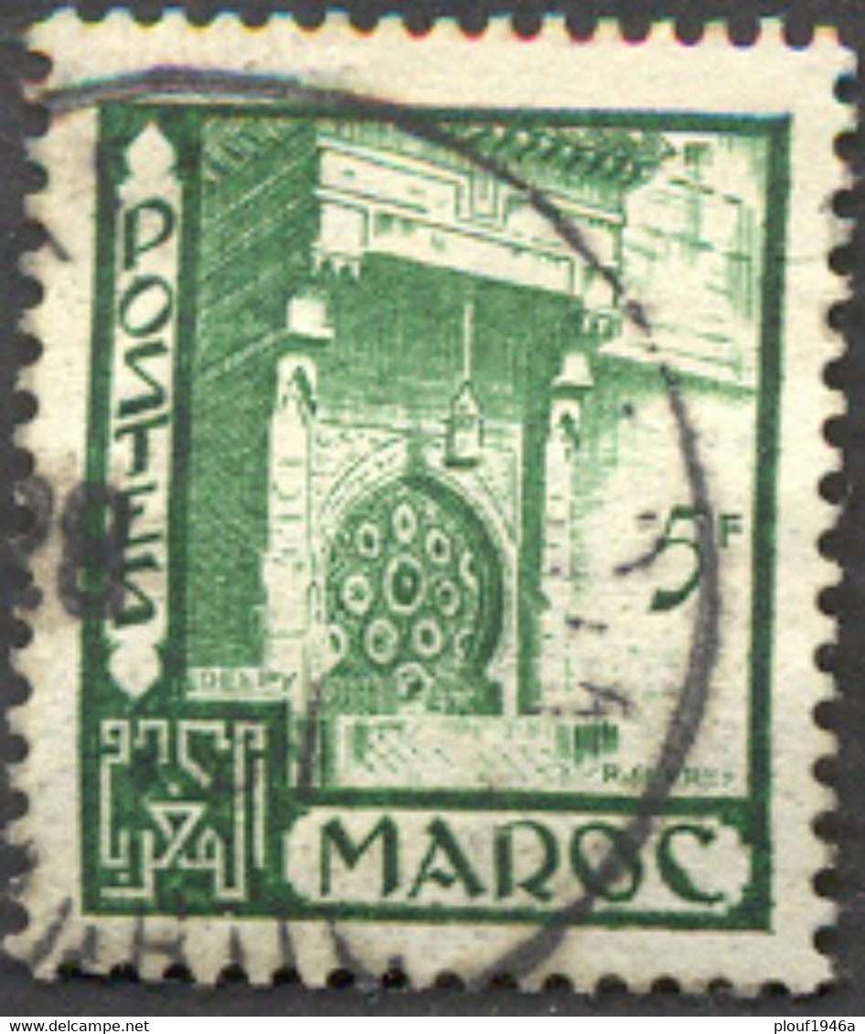 Pays : 315,9 (Maroc : Protectorat Français) Yvert Et Tellier N° :282 (o) - Used Stamps