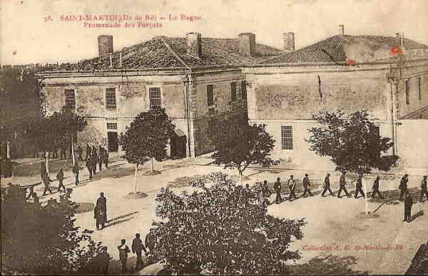 St Martin De Re- Le Bagne Promenade Des Forcats  Ref No 07 - Gefängnis & Insassen