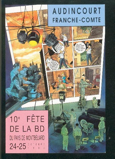 Warnauts - 10ème Fête De La BD Du Pays De Montbéliard - Advertisement