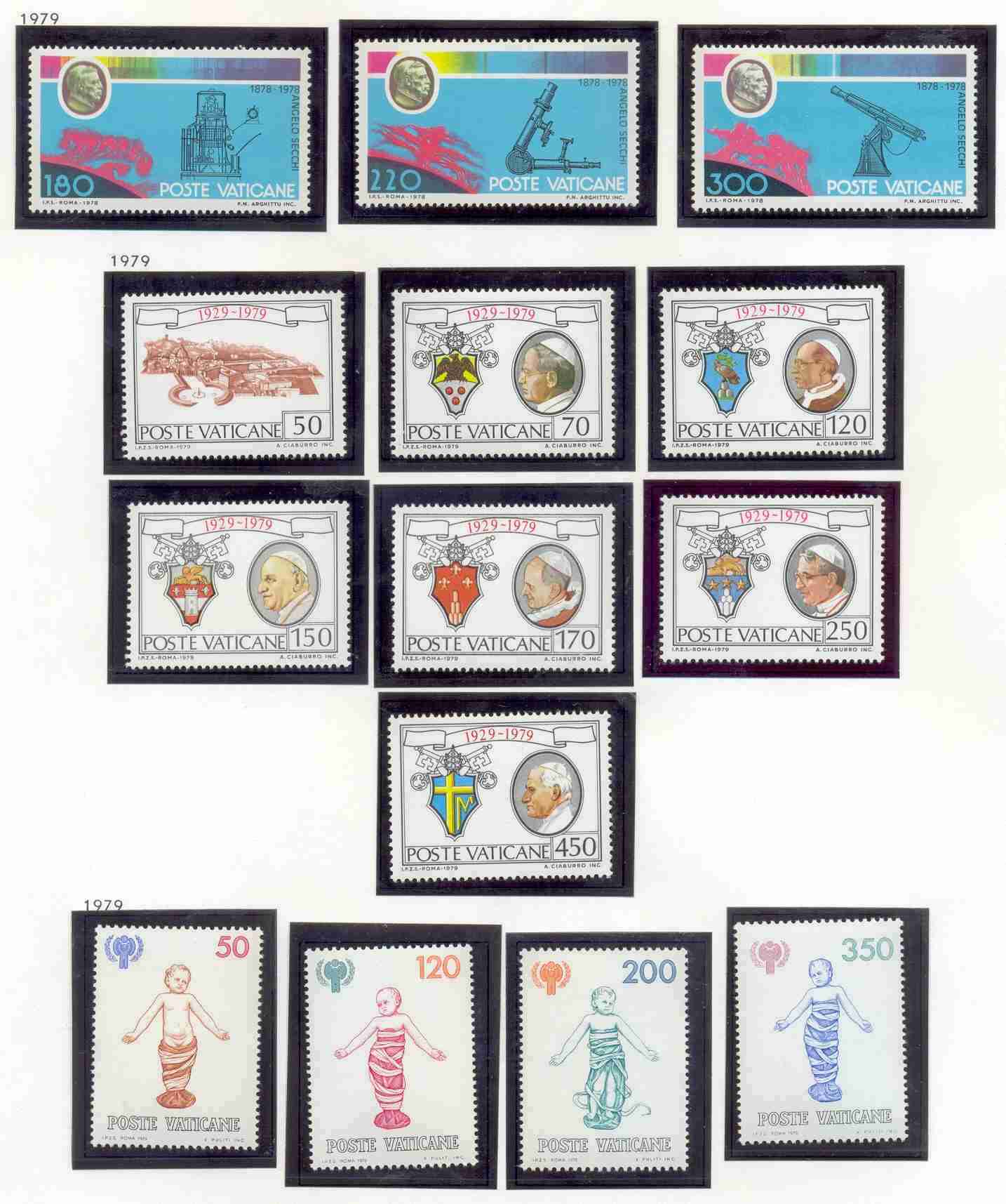 Vatican Vaticano Yvert Nr : 675 - 688 ** , (zie Scan) - Unused Stamps