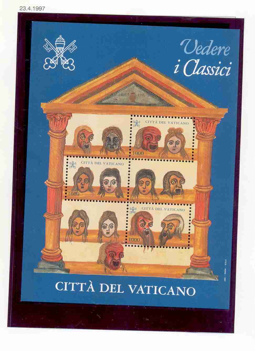 Vatican Vaticano Yvert Nr : Blok 17 **, 1997 (zie Scan) - Ongebruikt