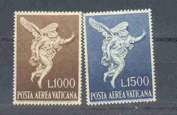 Vatican Vaticano Yvert Nr : Posta Aerea 45 - 46 * Scharnier (zie Scan) - Parcel Post