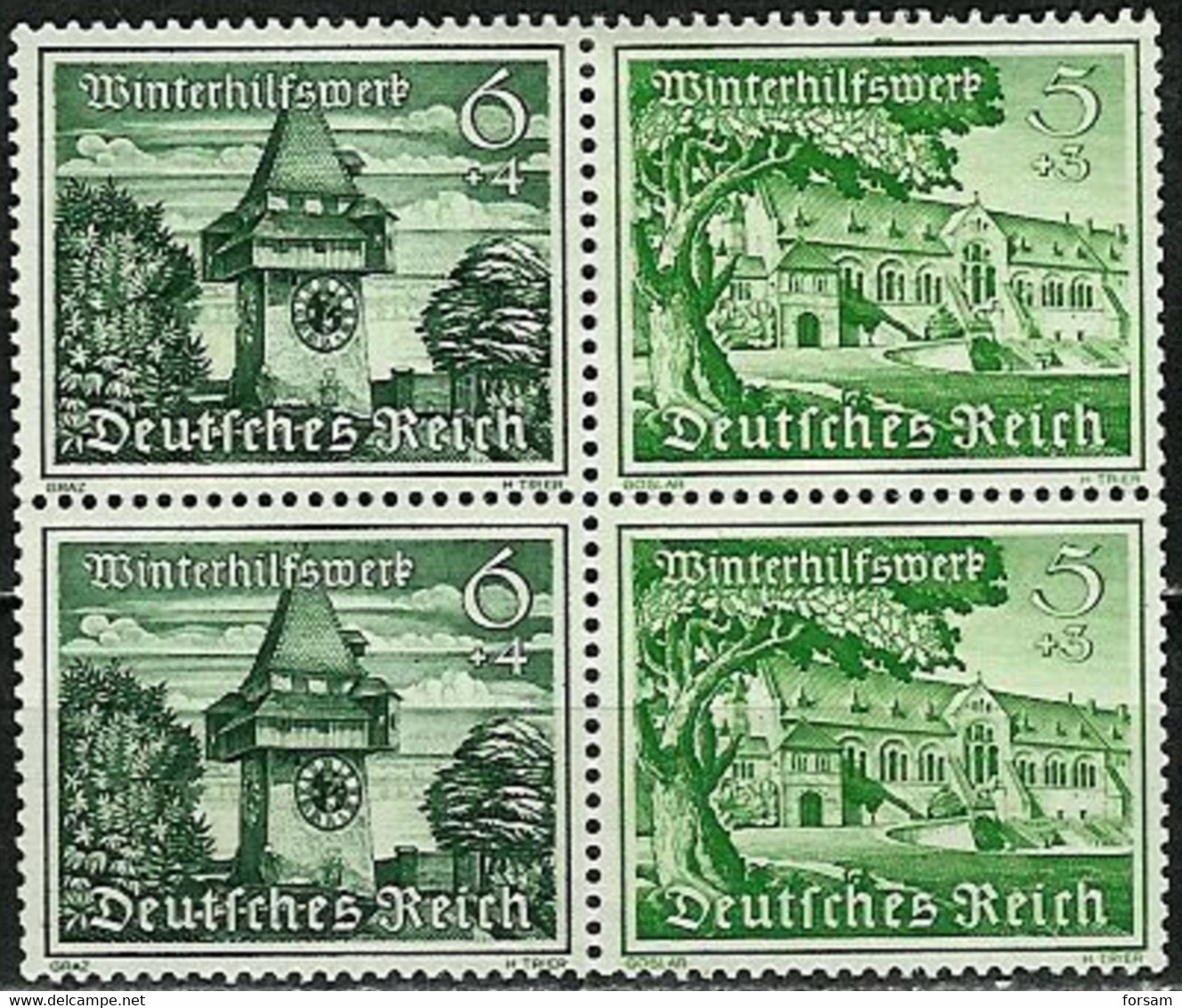 DEUTSCHES REICH..1939..Michel # 732-733...MLH. - Unused Stamps