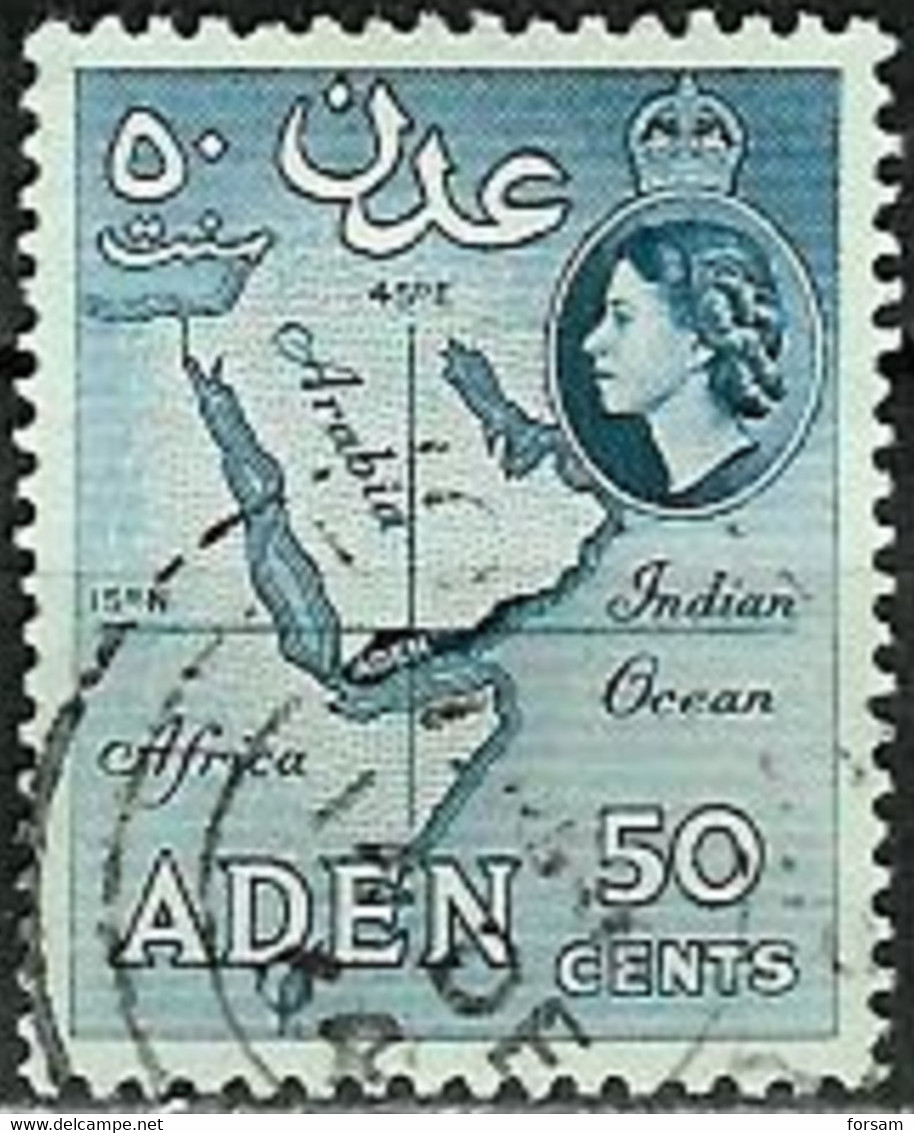 ADEN..1953..Michel # 54...used. - Aden (1854-1963)