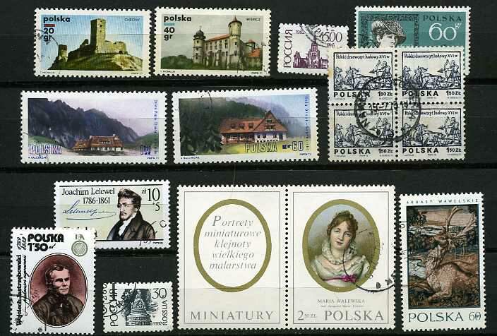 Lot De Timbres Pologne - Polska Oblitérés - Sammlungen