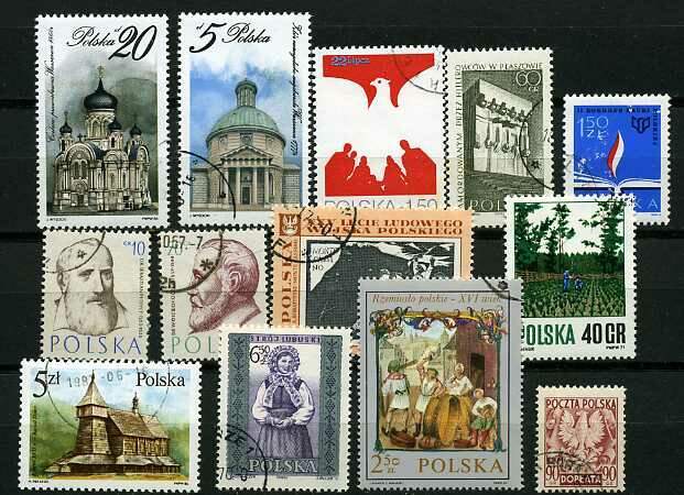 Lot De Timbres Pologne - Polska Oblitérés - Collezioni