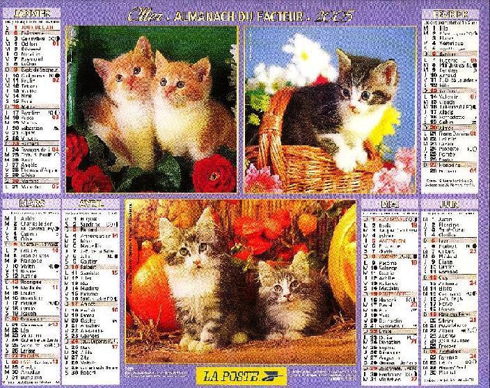 CALENDRIER 2005 ALMANACH - Grossformat : 2001-...