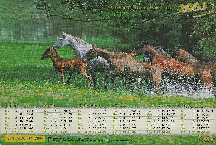 CALENDRIER 2001 ALMANACH - Groot Formaat: 2001-...