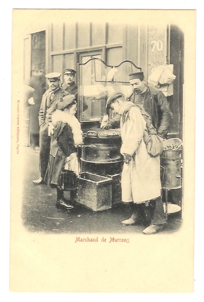 CPA - Marchand De Marrons. - Shopkeepers
