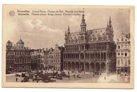 Bruxelles - La Grand Place - La Maison Du Roi Et Le Marché Aux Fleurs - Non Circulé - Not Circulated - Nicht Gelaufen. - Märkte