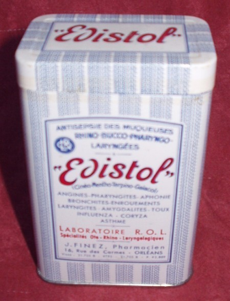 Boîte Pharmaceutique "EVISTOL" - Cajas