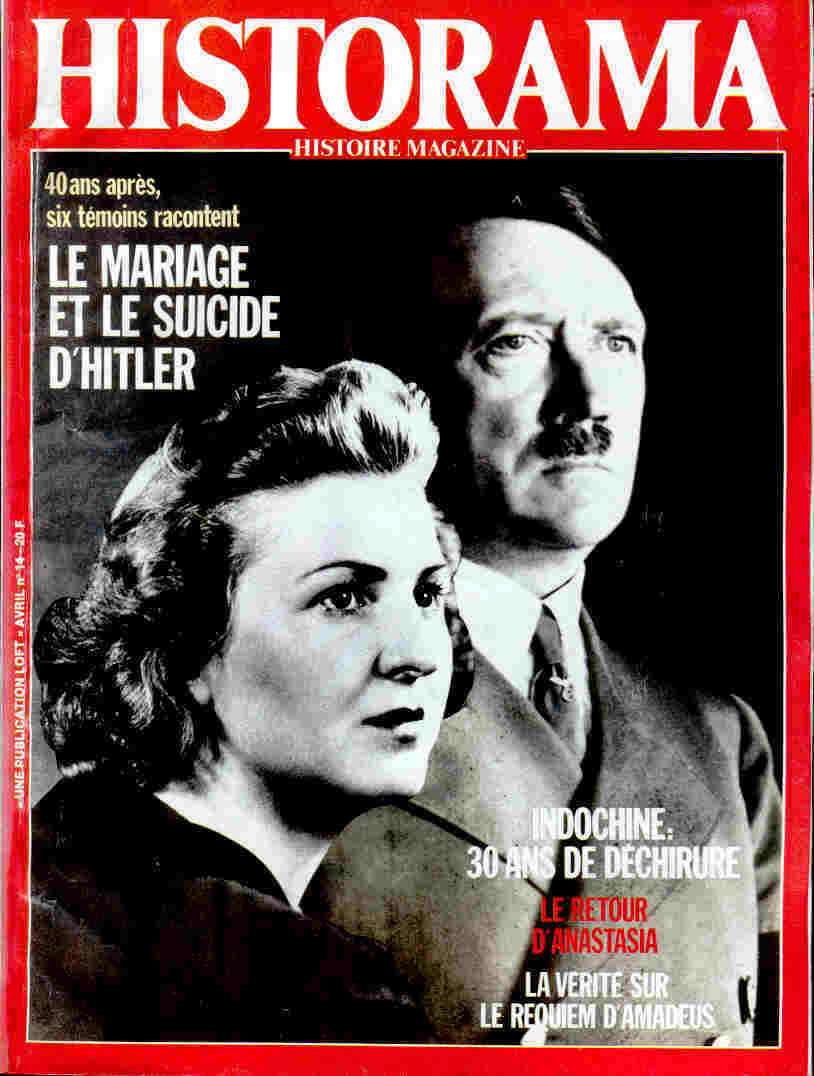 Historama N° 14 - Le Mariage Et Le Suicide D'Hitler - Histoire