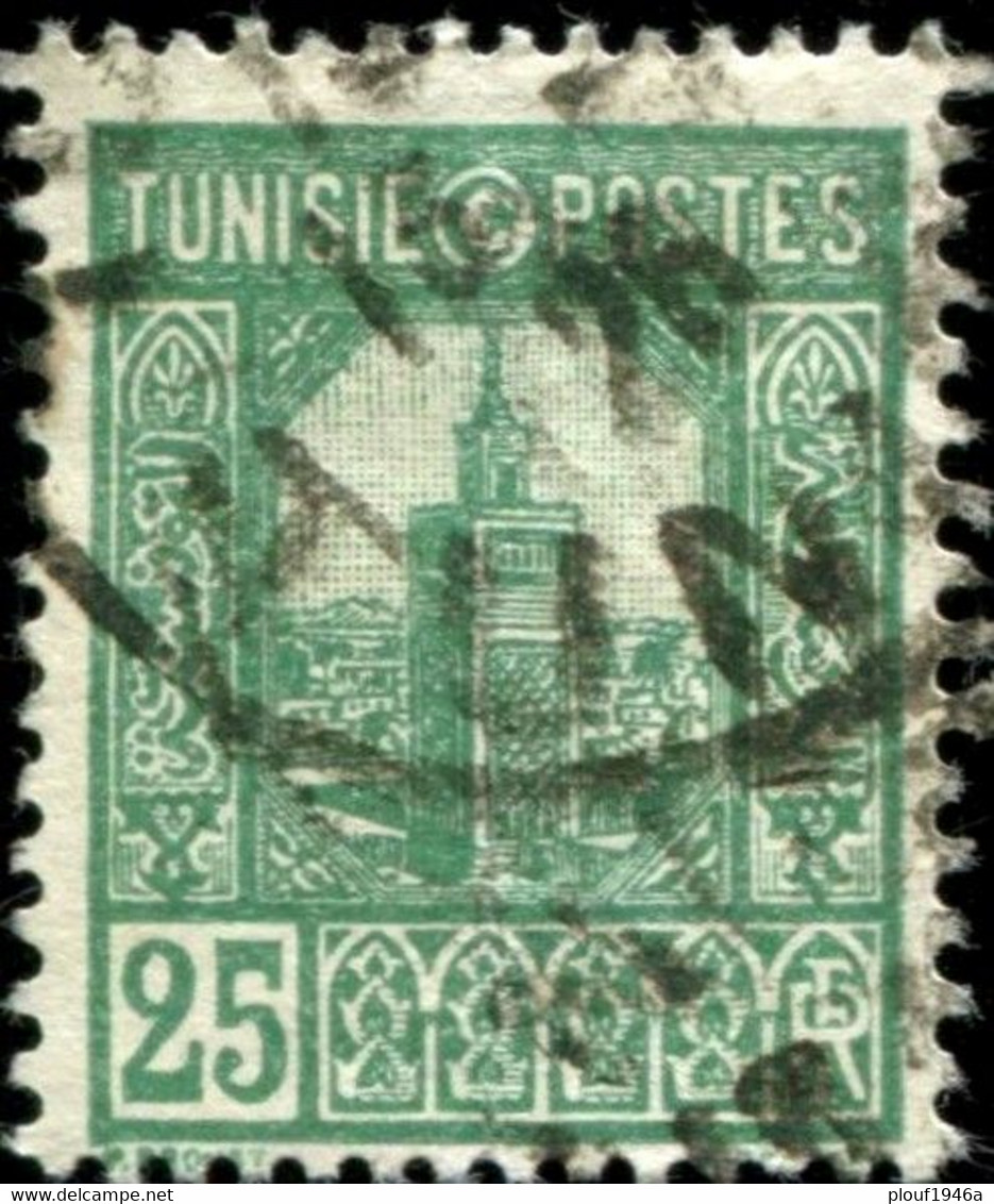 Pays : 486  (Tunisie : Régence)  Yvert Et Tellier N° :   127 (o) - Gebraucht