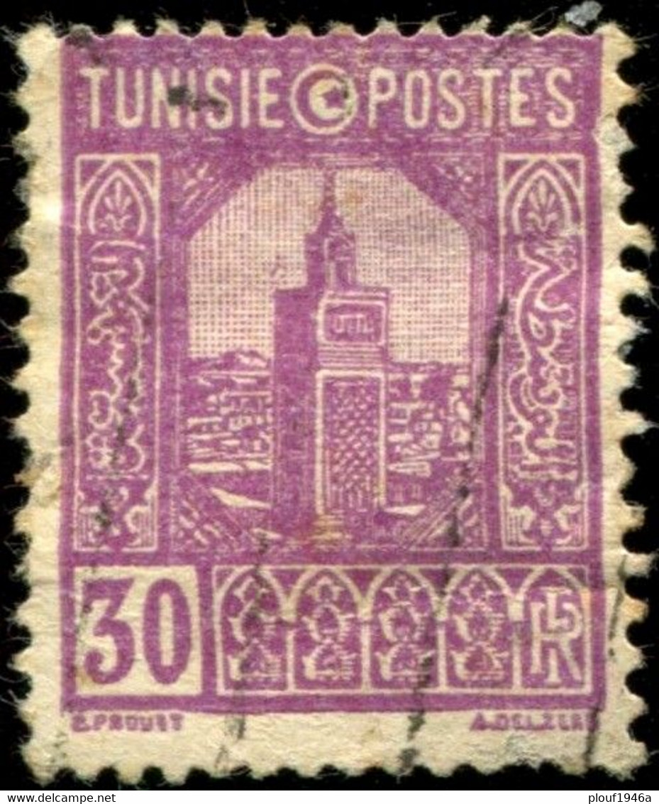 Pays : 486  (Tunisie : Régence)  Yvert Et Tellier N° :   129 (o) - Used Stamps