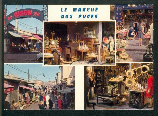 CPSM - Paris - Marché Aux Puces De La Porte De Clignancourt (multi Vues) - Marchés