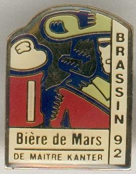 BE-BOISSON-BIERE DE MARS KANTER-BRASSIN 92 - Beer
