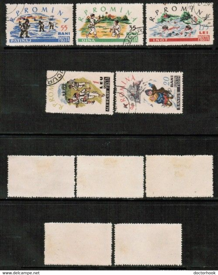 ROMANIA   Scott: # 1381-5 USED (CONDITION AS PER SCAN) (WW-2-125) - Gebraucht