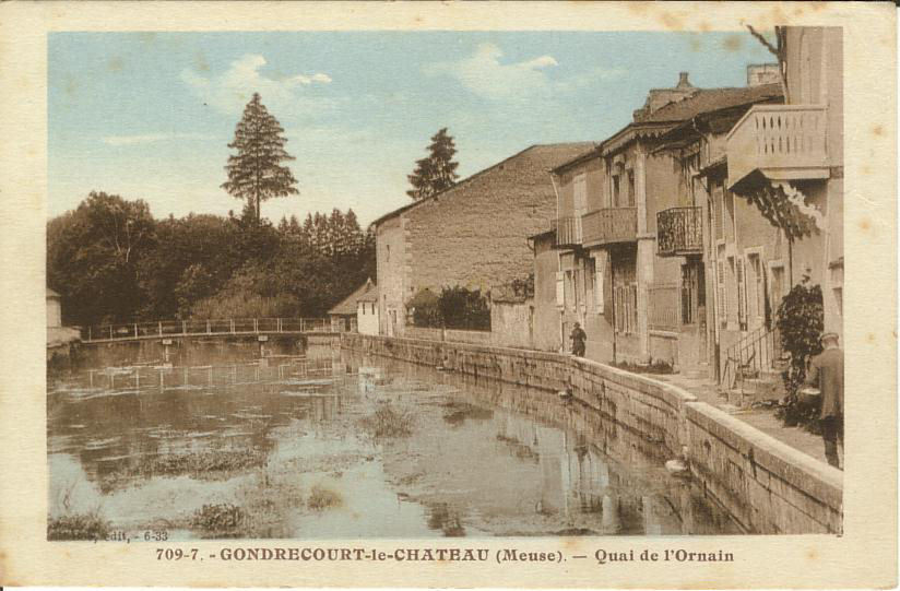 Gondrecourt Le Chateau  55 (Meuse) Quai De L'Ornain - Gondrecourt Le Chateau