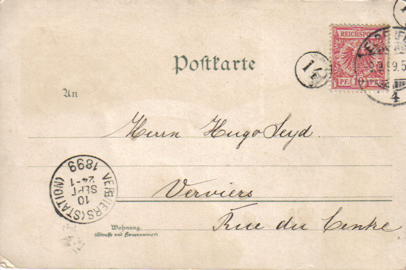 Gruss Aus ELBERFELD - Précurseur 1899 !! - Wuppertal
