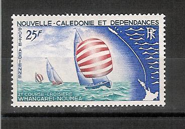 Nouvelle-Calédonie YT PA 91 * , Course-croisière : Bateaux Sous Spi - Unused Stamps