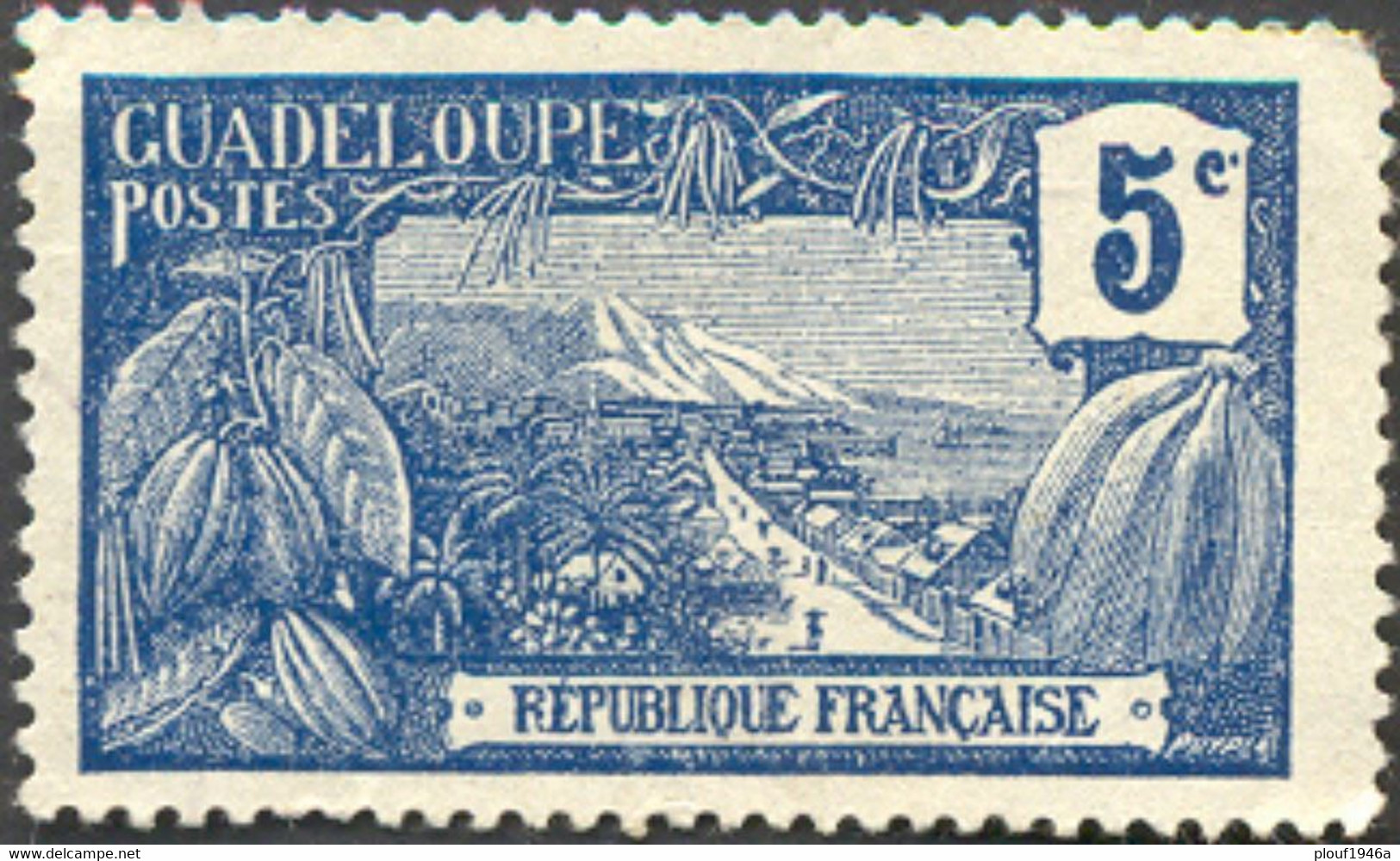 Pays : 206 (Guadeloupe : Colonie Française)  Yvert Et Tellier N° :   77 (*) - Neufs