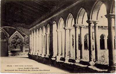 SAINT EMILION - Intérieur Des Cloîtres De L´Eglise Collégiale - - Saint-Emilion