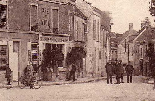 72 MAMERS Rue Paul Bert, Animée, Café Du Midi, Ed Guibert, 191? - Mamers