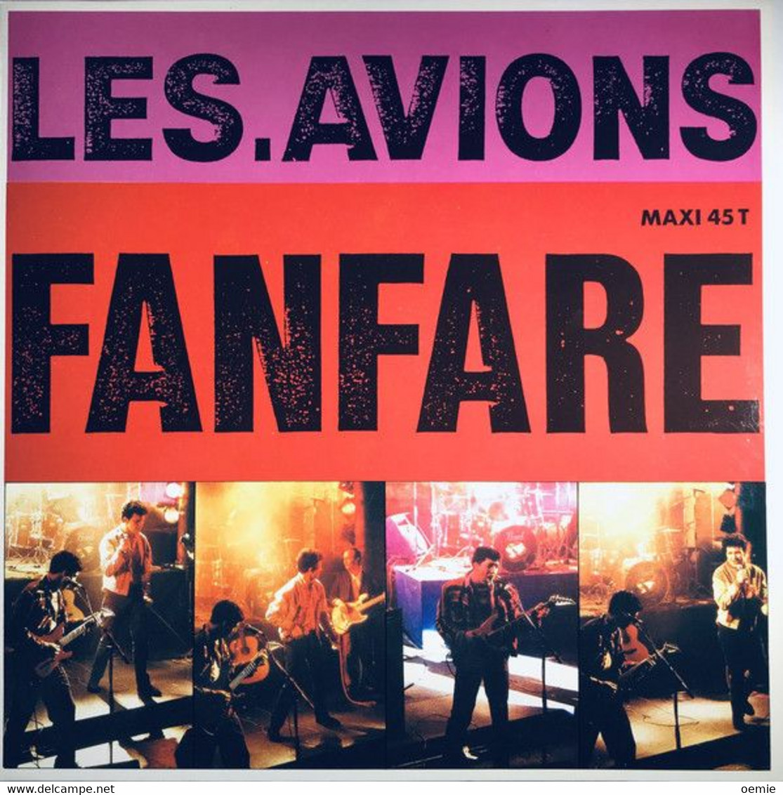 LES AVIONS   °°  FANFARE - 45 T - Maxi-Single