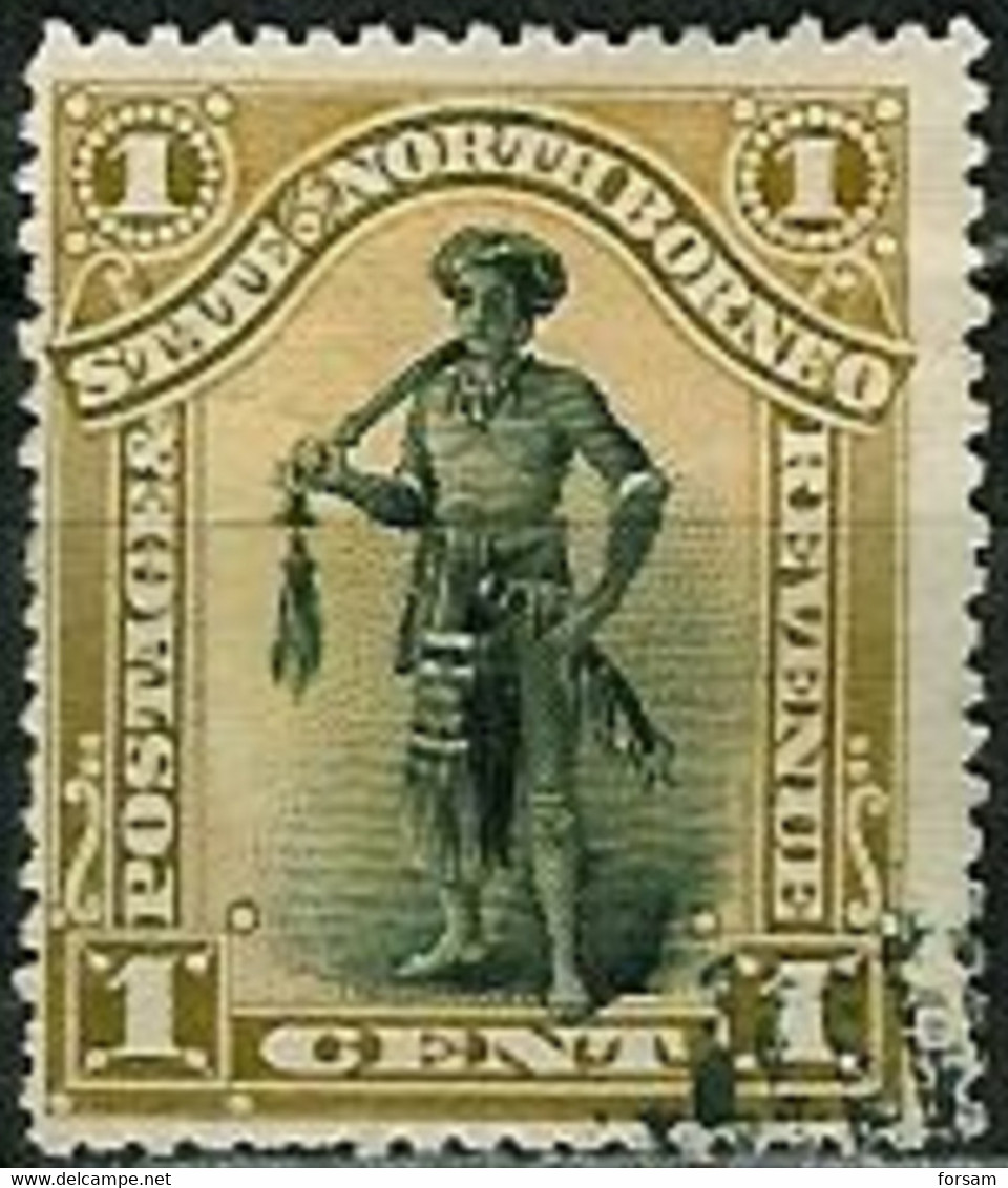 MALAYSIA (NORTH BORNEO)..1894..SG # 66...used. - Bornéo Du Nord (...-1963)