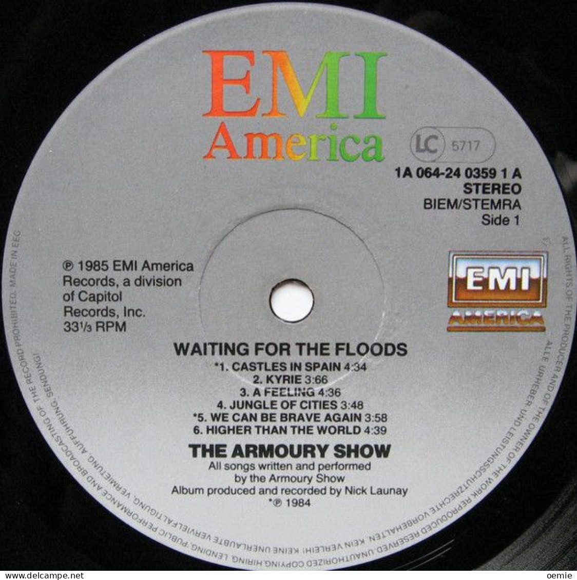 THE ARMOURY SHOW °° WAITING FOR THE FLOODS / - Otros - Canción Inglesa