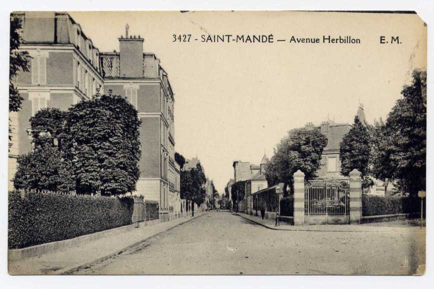 Réf 81  - SAINT-MANDE - Avenue HERBILLON - Saint Mande