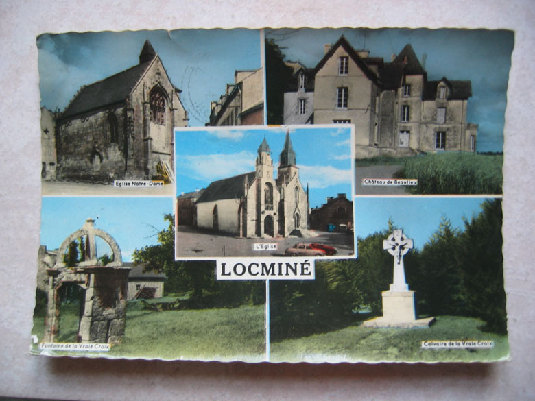 Locminé : Eglise Notre-Dame, Château De Beaulieu, Calvaire De La Vraie Croix, Fontaine De La Vraie Croix, L'eglise. - Locmine