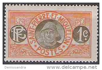 Saint-Pierre & Miquelon 1909 Michel 73 Neuf ** Cote (2007) 0.80 € Pêcheur - Unused Stamps