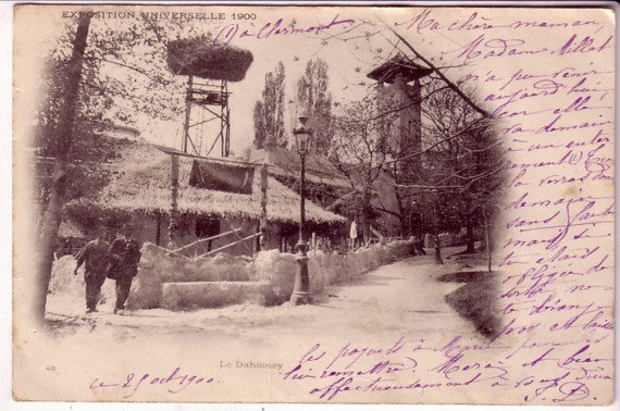 Exposition Universelle 1900 Le DAHOMEY - Dahomey