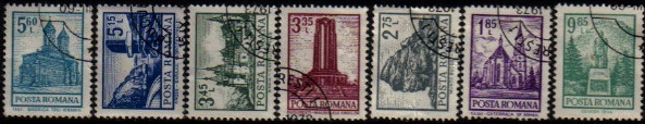 ROMANIA   Scott: # 2353-71,C193 F-VF USED - Used Stamps