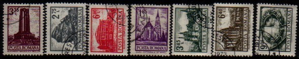 ROMANIA   Scott: # 2353-71,C193 F-VF USED - Used Stamps