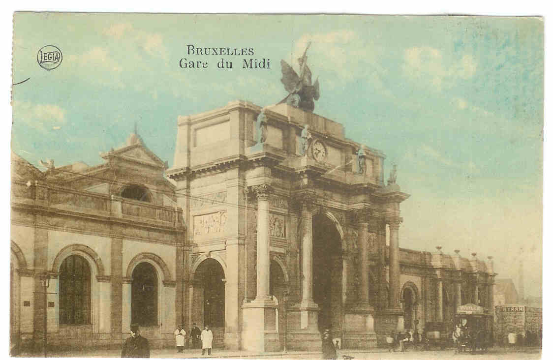 BRUXELLES Gare Du Midi - Chemins De Fer, Gares