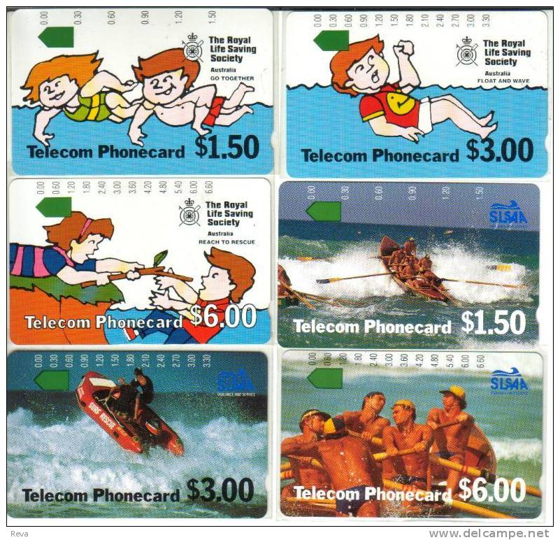 AUSTRALIA $6   FIRST TRIAL CARD GEELONG 1989 CARTOON  GIRL RESCUING BOY  MINT SPECIAL !!!  AUS-003 READ DESCRIPTION !! - Australia