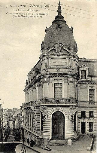 16 - CHARENTE - ANGOULEME - BANQUE - CAISSE D'EPARGNE - Banken