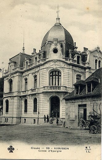 23 - CREUSE - AUBUSSON - BANQUE - CAISSE D´EPARGNE - Banks