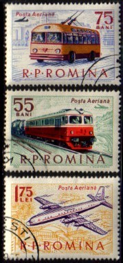 ROMANIA   Scott: # C 137-41  F-VF USED - Usado