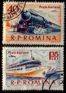 ROMANIA   Scott: # C 137-41  F-VF USED - Oblitérés